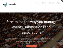 Tablet Screenshot of currinda.com